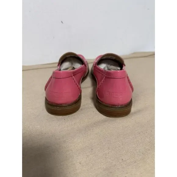 Sperry Top-Sider Loafer Shoes Womens Size 11 Pink Patent Leather Flats STS83405 - Picture 6 of 12